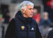 Pelatih AS Roma Gian Piero Gasperini memberikan keterangan jelang laga melawan Inter Milan di Liga Italia.