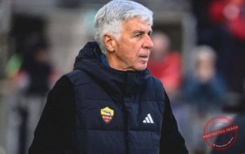 Pelatih AS Roma Gian Piero Gasperini memberikan keterangan jelang laga melawan Inter Milan di Liga Italia.