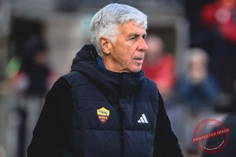 Pelatih AS Roma Gian Piero Gasperini memberikan keterangan jelang laga melawan Inter Milan di Liga Italia.