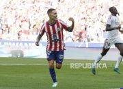 Atletico Madrid Kalahkan Real Madrid 2-1, Huijsen Kartu Merah