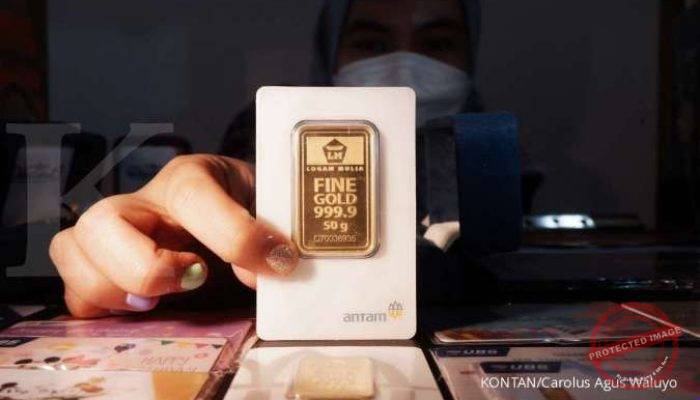 Harga Emas Antam Hari Ini Turun Jadi Rp 2.590.000 per Gram