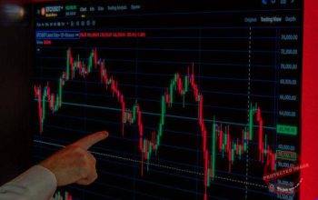 Trading Halt: Arti — Ilustrasi grafik IHSG menurun tajam memicu penghentian sementara perdagangan di Bursa Efek Indonesia