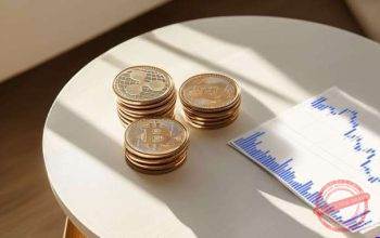 Tren Kripto 2027: Stablecoin dan Transaksi Rp 23 — Ilustrasi grafik perdagangan kripto dengan stablecoin dan lonjakan nilai transaksi digital