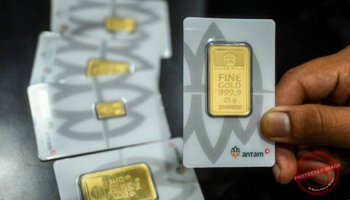 Harga emas Antam Hari Ini Naik Rp 4.000 jadi Rp 2.565.000 per Gram