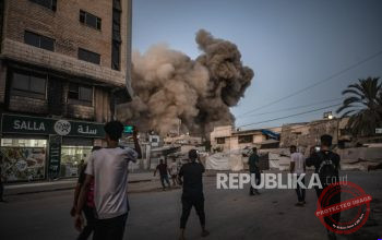 Serangan Israel di Gaza Tewaskan Tujuh Warga Palestina — Ilustrasi serangan Israel di Gaza yang menewaskan tujuh warga Palestina dan melukai sejumlah lainnya