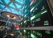 IHSG Dibuka Turun 0 — Papan digital menampilkan pergerakan IHSG turun 0,44% ke level 5.075,50 di Bursa Efek Indonesia