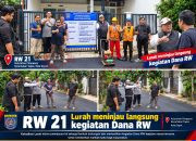Dana RW 21 Cimpaeun Rp133 Juta, Lurah Tinjau Langsung Pekerjaan Jalan