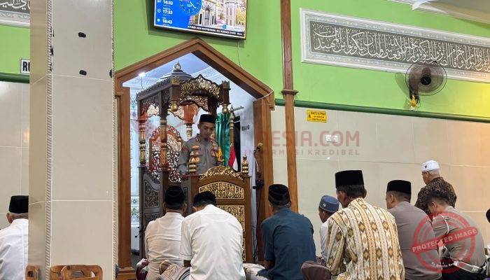 Safari Subuh Keliling di Masjid Al Mukmin Giritiro, Kapolres Wonogiri Ajak Masyarakat Bijak Bermedia Sosial