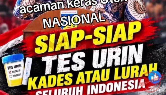 Badan Narkotika Nasional (BNN) Republik Indonesia Mengumumkan Program Tes Urin Nasional