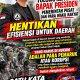 Ketua Umum Aktivis KPKB Memohon Presiden dan Wakil Rakyat di Pusat Hentikan Pemangkasan Anggaran Daerah