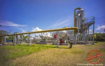 Energi Mega (ENRG) Investasi US$ 200 Juta di HighPeak Energy AS — Logo Energi Mega Persada dan teks HighPeak Energy AS terkait investasi US$ 200 juta