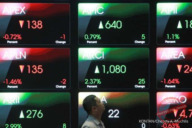Proyeksi IHSG dan Rekomendasi Saham Analis Senin 12 Oktober — Ilustrasi pergerakan Indeks Harga Saham Gabungan (IHSG) dengan grafik naik dan angka indeks