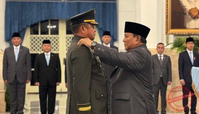 Prabowo Lantik Wakil Panglima, KSAD, hingga Kepala BNPB